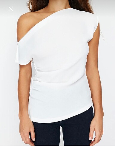 Beyaz bluz - Görsel 6