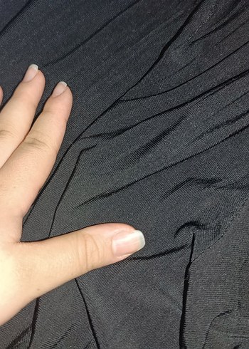 Diğer Kadın Siyah Pileli Bol Kesim Pantolon