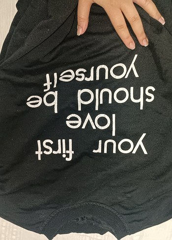 Diğer Siyah Baskılı Tunik