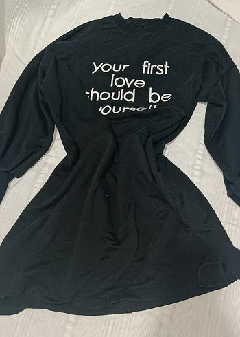 Siyah Baskılı Tunik