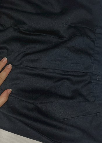 44 Beden siyah Renk Siyah Kadın Kumaş Pantolon