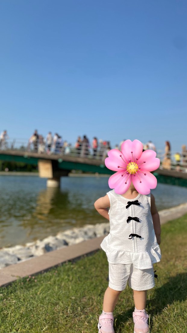 Pembe Kız kurdele detaylı ikili takım - Görsel 4