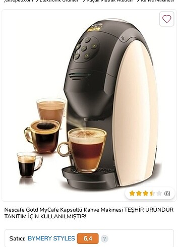 Nescafe gold kahve makinası