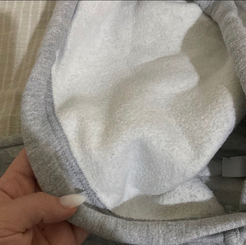 Gri Kapüşonlu Kadın Sweatshirt - Görsel 4