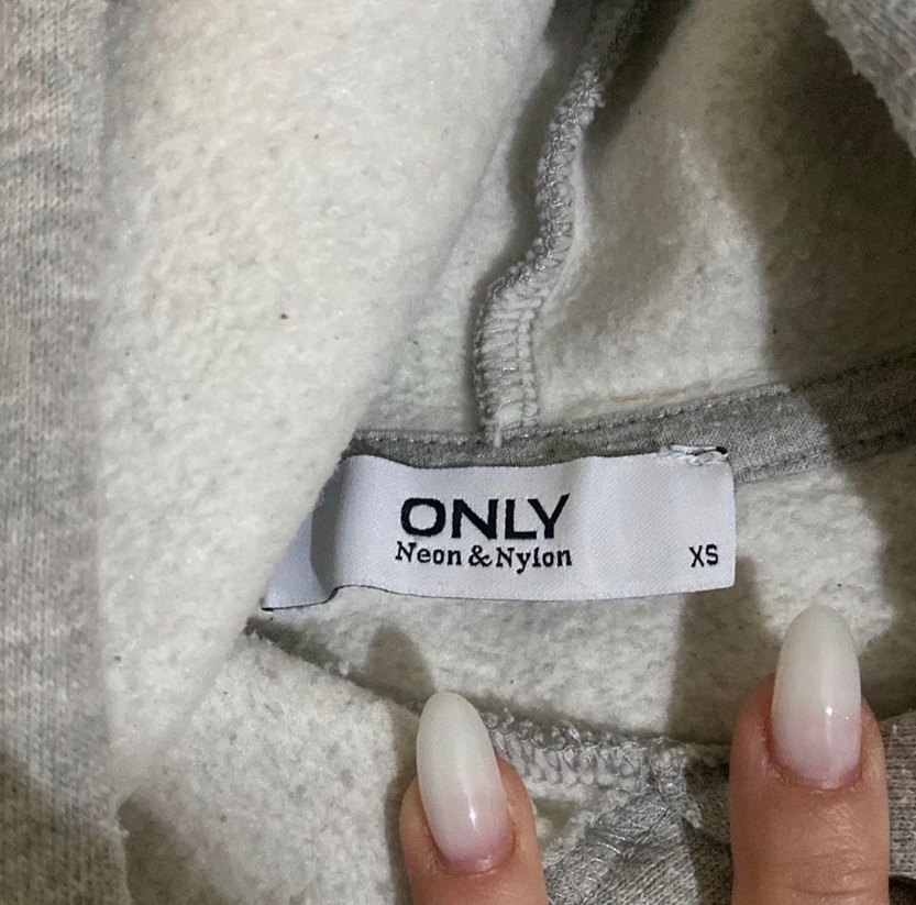 Gri Kapüşonlu Kadın Sweatshirt - Görsel 3