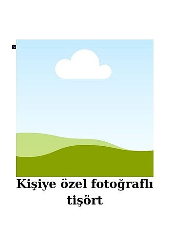 Kişiye özel fotoğraflı tişört 