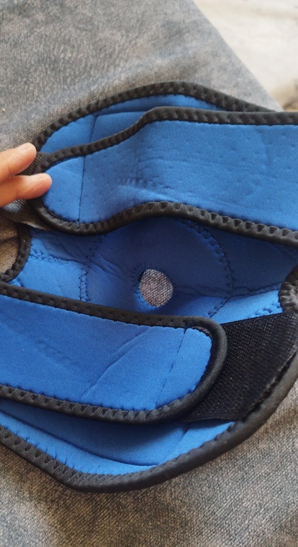 Omnisoft Mavi Biker Dizlik Velcro Kapatmalı - Görsel 4