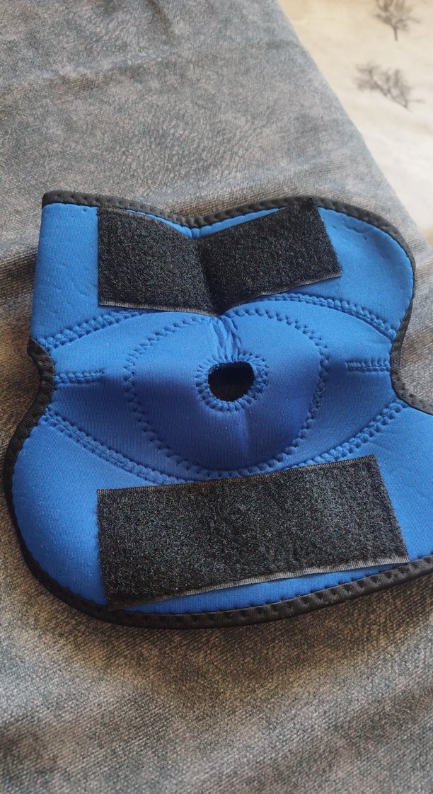 Omnisoft Mavi Biker Dizlik Velcro Kapatmalı - Görsel 3