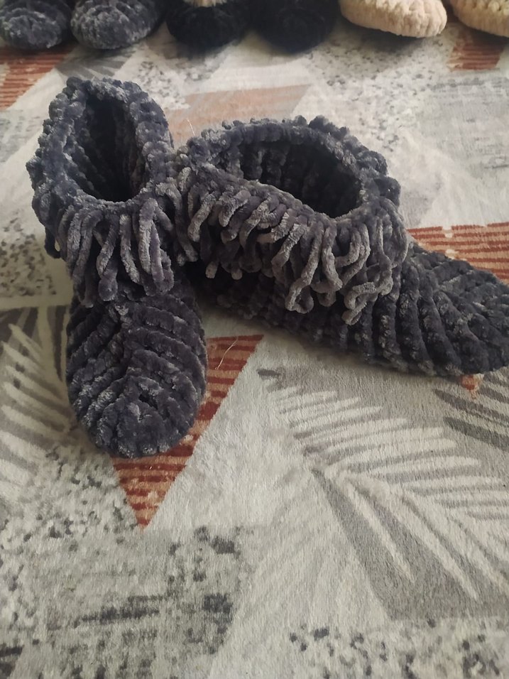 ev botu panduf kadife ipte - Görsel 3