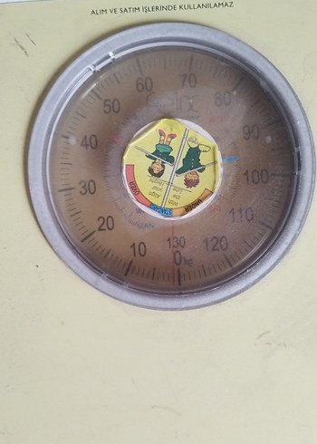 Sarı Mekanik Baskül 130 kg Kapasiteli - Görsel 2