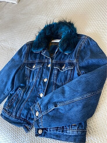 Koton İçi kalın kot ceket - Görsel 5