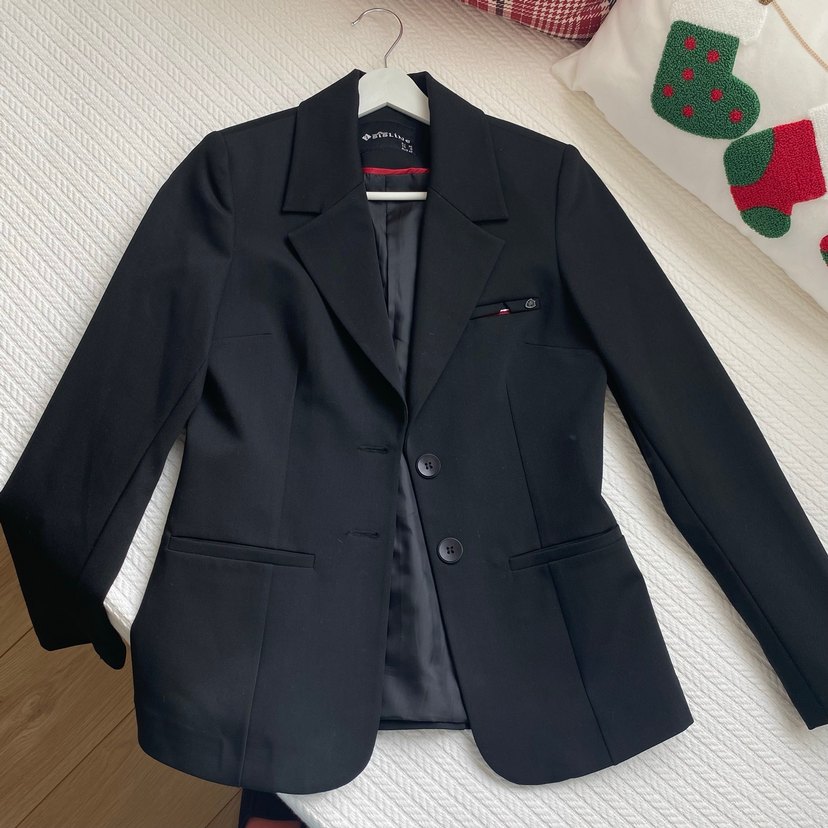 Düğmeli Siyah Kadın Blazer Ceket - Görsel 2