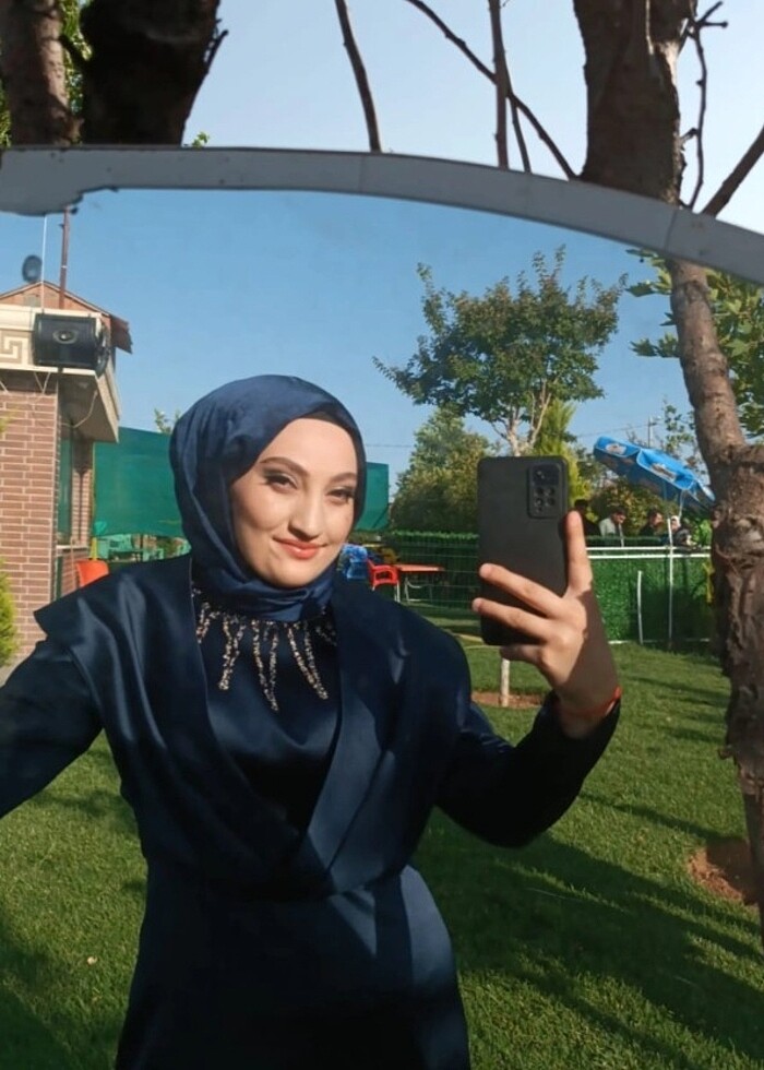 Lacivert kalem abiye  - Görsel 5