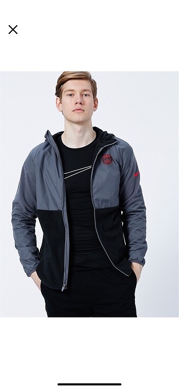 L Nike PSG Fermuarlı polar