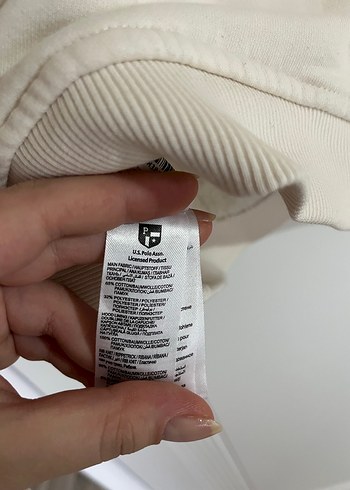 Kırık Beyaz Çocuk Kapüşonlu Sweatshirt - Görsel 5