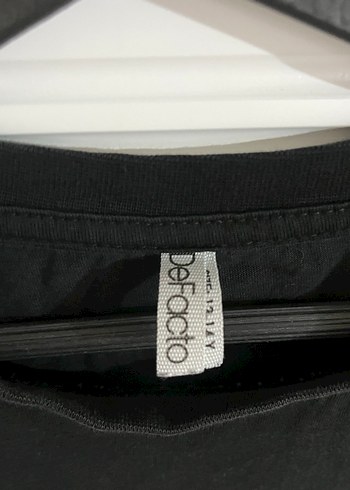 Siyah Kısa Kollu Basic Tişört - Görsel 3