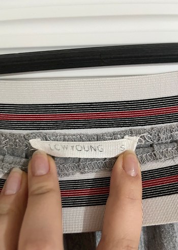 Gri Pilili Etek - Görsel 2