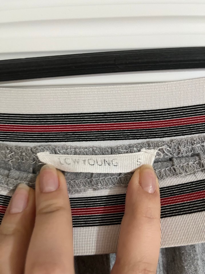 Gri Pilili Etek - Görsel 2