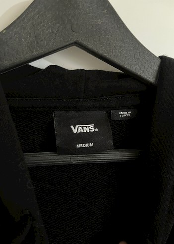 Vans Kadın Siyah Kareli Streetwear Sweatshirt - Görsel 4