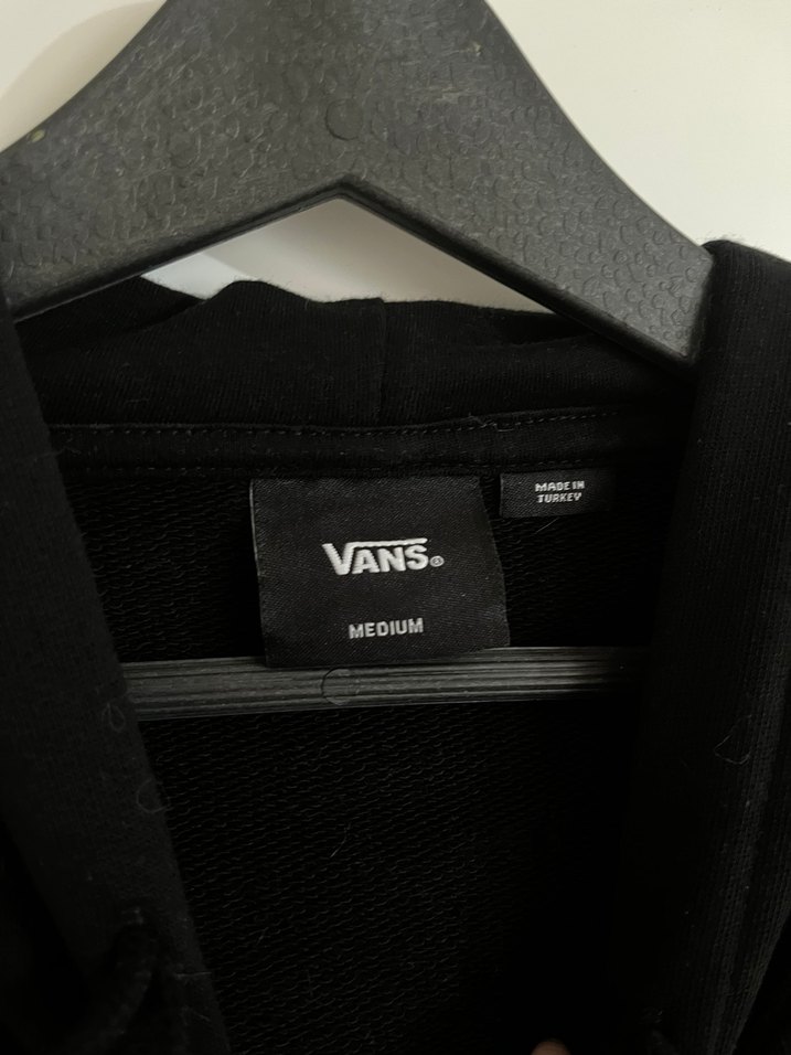 Vans Kadın Siyah Kareli Streetwear Sweatshirt - Görsel 4