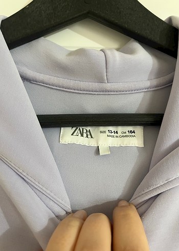 Lila Rahat Kesim Zara Eşofman Takımı - Görsel 4