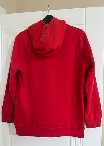 Kırmızı Kapüşonlu Vans Sweatshirt - Görsel 2