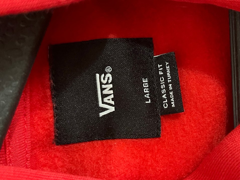 Kırmızı Kapüşonlu Vans Sweatshirt - Görsel 4