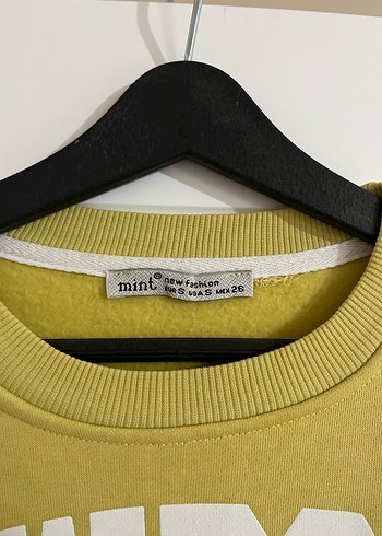 Kadın Sarı Oversize Sweatshirt - Görsel 5