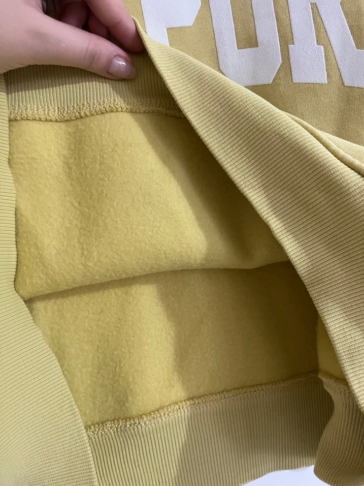 Kadın Sarı Oversize Sweatshirt - Görsel 4