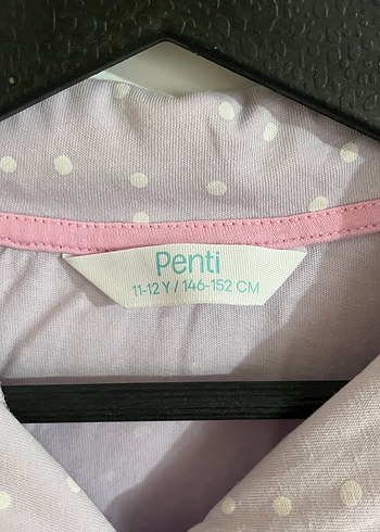 Lila Uzun Kollu Rahat Çocuk Pijama Takımı - Görsel 5