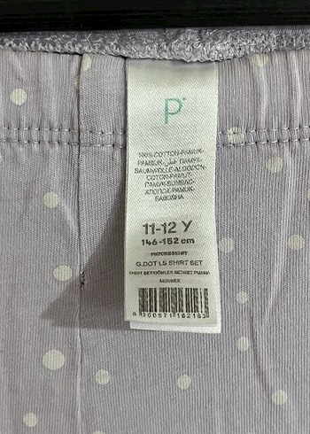 Lila Uzun Kollu Rahat Çocuk Pijama Takımı - Görsel 10