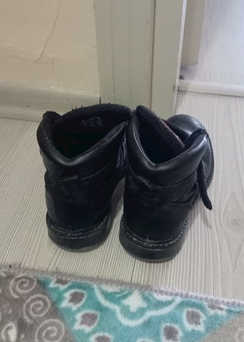 Erkek Çocuk Siyah Biker Botlar - Görsel 4