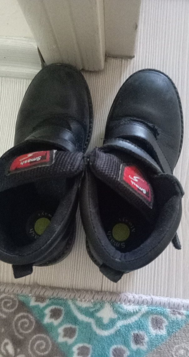 Erkek Çocuk Siyah Biker Botlar - Görsel 5