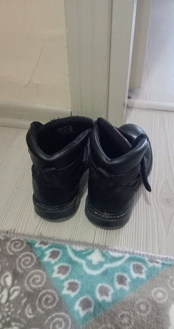 Erkek Çocuk Siyah Biker Botlar - Görsel 4