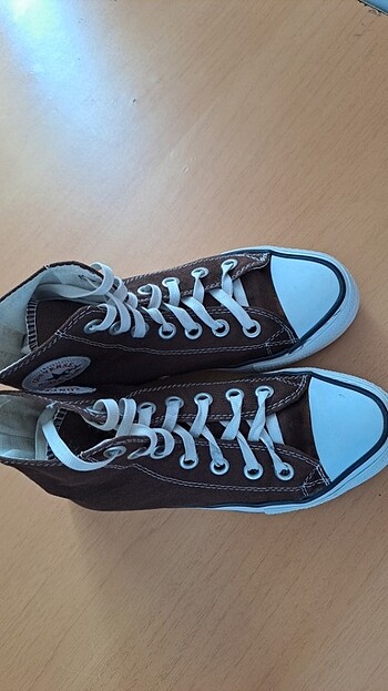 36 Beden kahverengi Renk Kahverengi platform converse