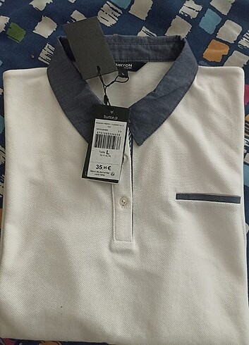 l Beden BURTON PUR COTTON Erkek polo yaka t.shirt