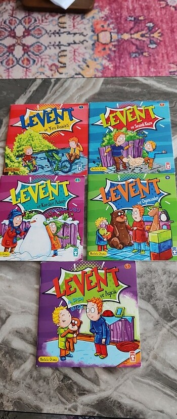 LEVENT DİZİSİ 4 YAŞ VE ÜZERİ 5 ADET MİNİ HİKAYE