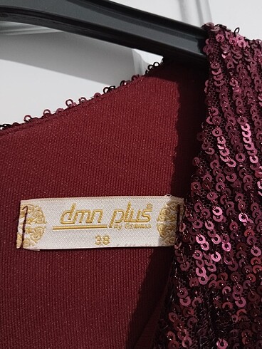 38 Beden bordo Renk Balık model tesettür payet abiye