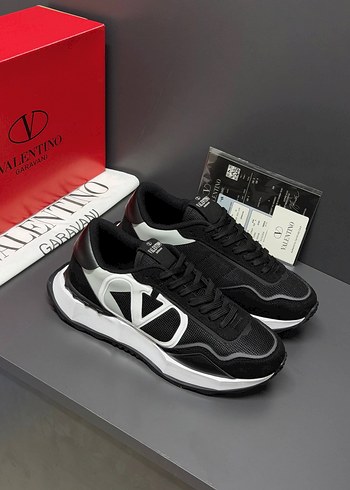 Valentino Siyah Erkek Spor Ayakkabi