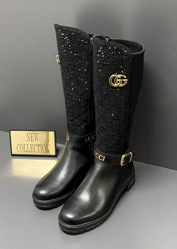 Gucci Siyah Tasli Gucci Cizme Siklik Ve Rahatlik Bir Arada