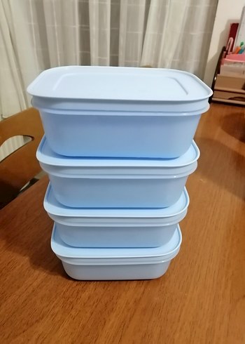 Pastel Mavi Alaska dörtlü buzluk kabı