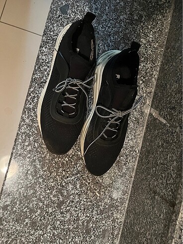 38 Beden siyah Renk Siyah spor ayakkabı