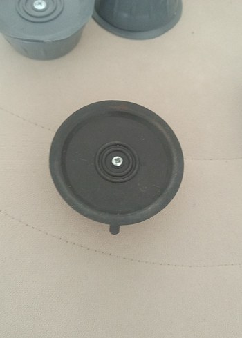 Gri Plastik çamasirmakinasi ayağı sabitleştirici topuk. - Görsel 2