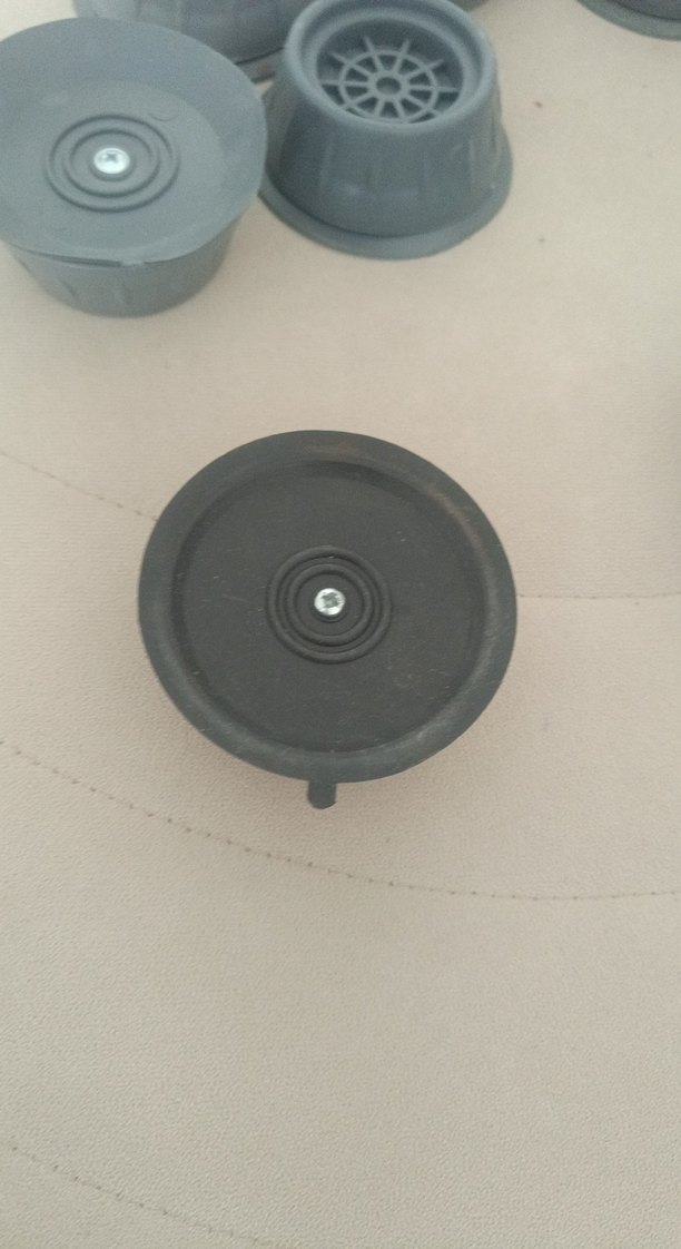Gri Plastik çamasirmakinasi ayağı sabitleştirici topuk. - Görsel 2