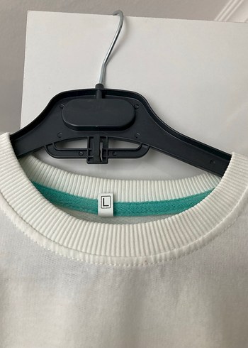 Diğer Uzun Kollu Beyaz Baskılı Sweatshirt