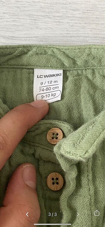 Bebek müslin gömlek - Görsel 3