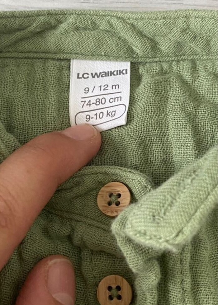 Bebek müslin gömlek - Görsel 3