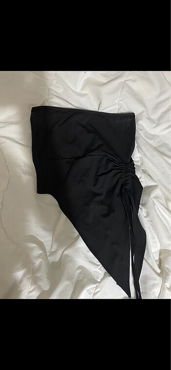 Zara Straplez siyah üst