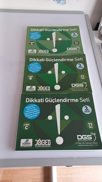 Dikkati güçlendirme seti