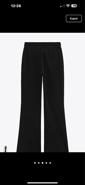 zara ispanyol paca esofman alti - Görsel 2